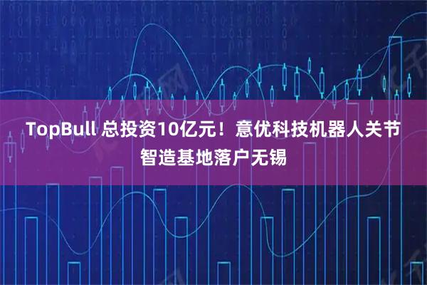 TopBull 总投资10亿元！意优科技机器人关节智造基地落户无锡
